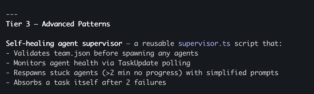 Advanced recommendations for improving the work infrastructure