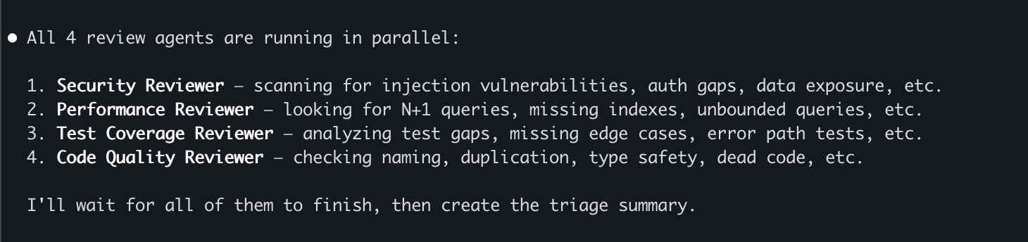 Definition of the four Agents with each one's area of expertise